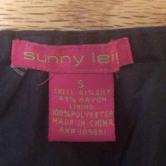 Black Patchwork Velvet & Silk skirt - Picture 5 of 5